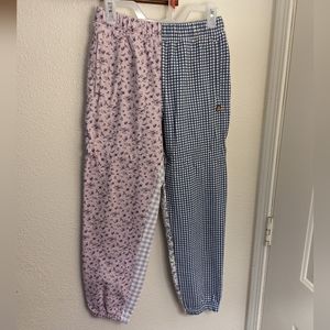 Medium Teddy Fresh Lavender Patchwork High Rise Jogger